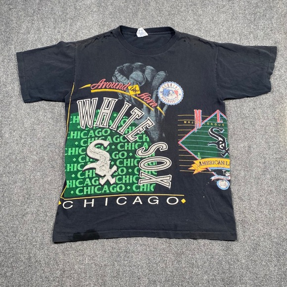 Vintage Chicago White Sox‎ Graphic T Shirt Salem Sportswear Men's Large